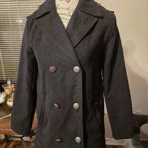 Old Navy Black Kids Pea Coat